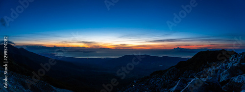 Sunrise in the mountains at Mt. Apo