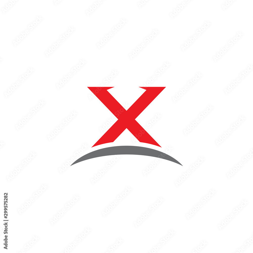 X letter initial icon logo design template X letter initial icon logo design template