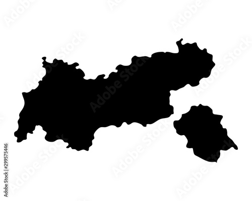 Karte von Tirol