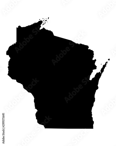 Karte von Wisconsin