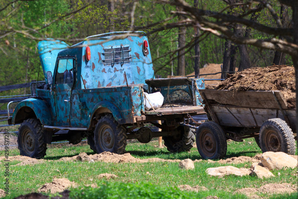 old rusty truck