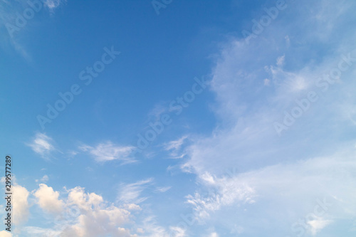 blue sky with clouds background