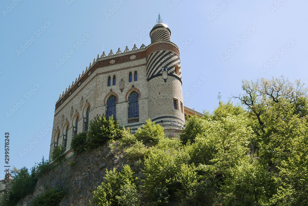 The Castle of Rocchetta Mattei, Italy