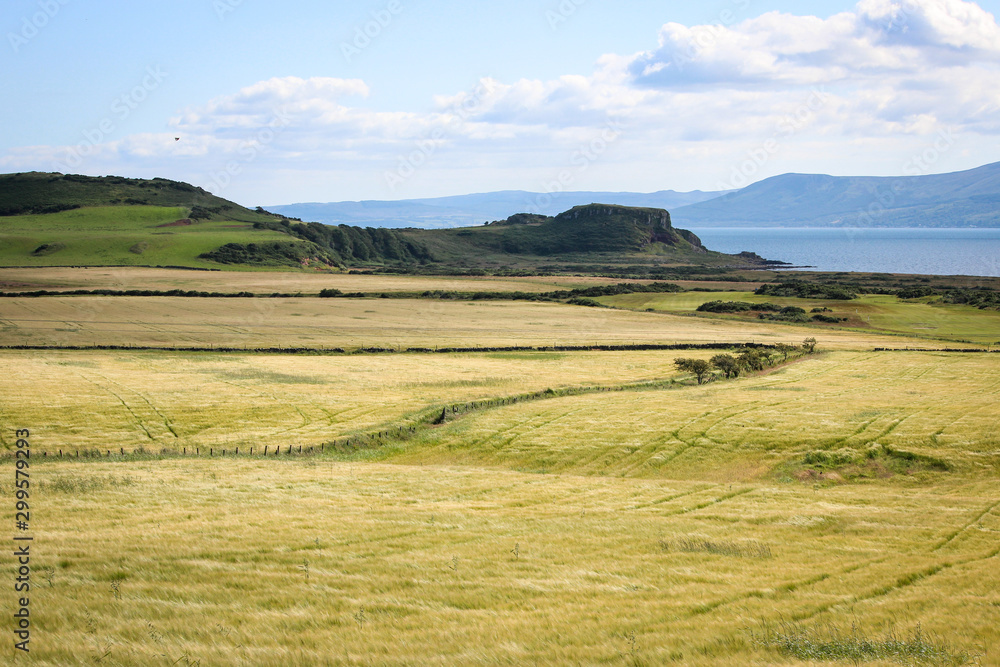 Views of Isle of Arran from the Isle of Bute Scotland landscapes