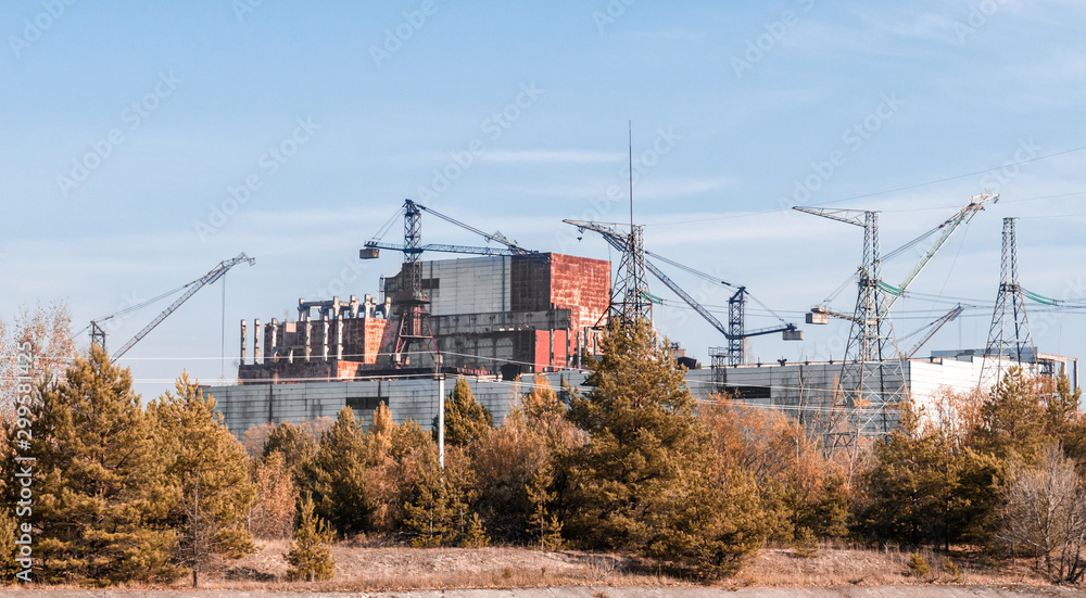 near the Chernobyl nuclear power plant