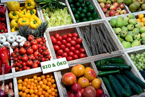 Biomarkt  Gem  se  Obst  Schild