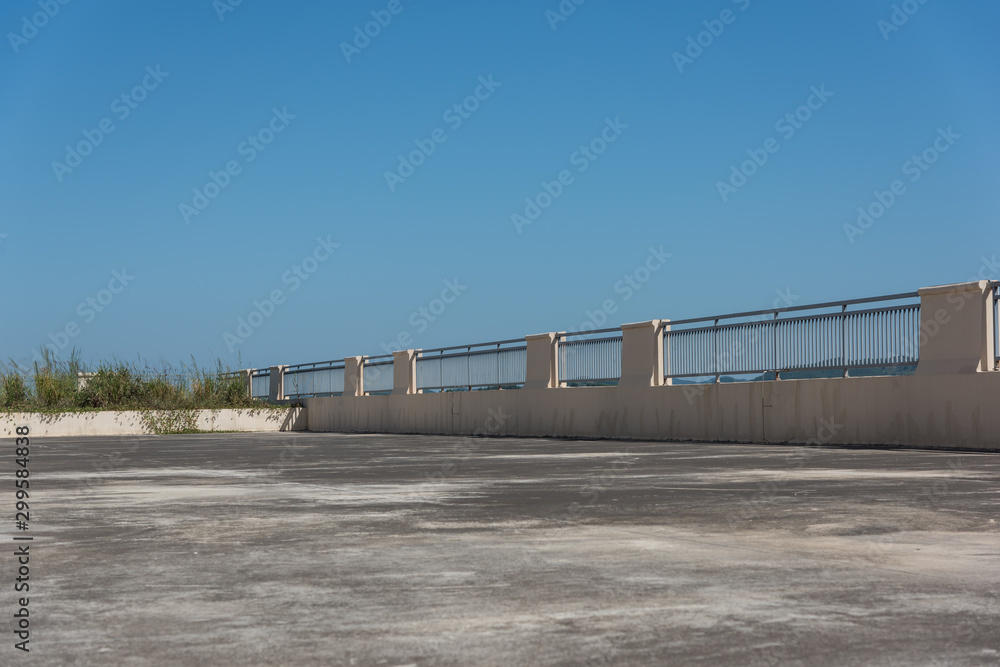 Modern concrete building factory roof space Modern concrete building factory roof space
