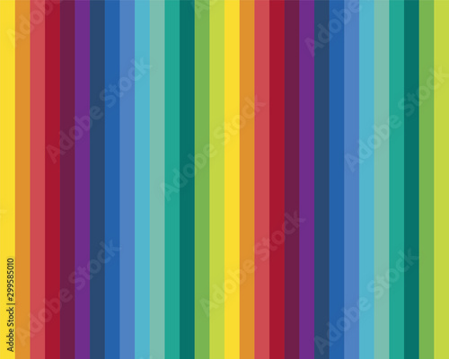 Rainbow Stripes Medium