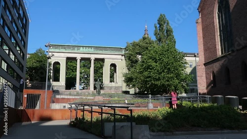 Oslo, Norway,  the Chandorffs plass square photo