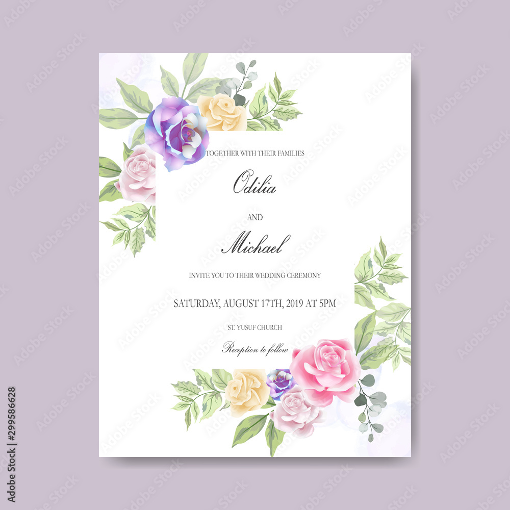 beautiful and elegant wedding cards invitation