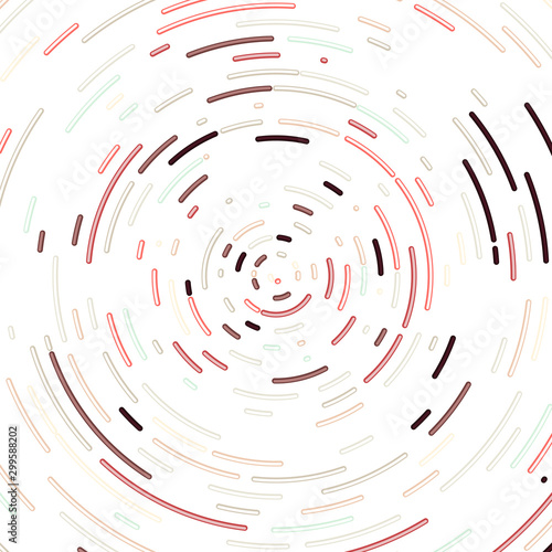 Colorful Universe Circular Distribution Computational Generative Art background illustration