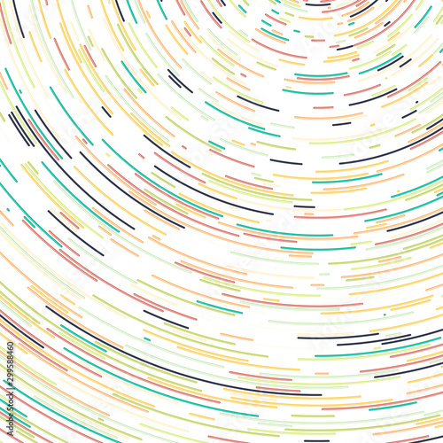 Colorful Universe Circular Distribution Computational Generative Art background illustration