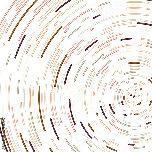 Colorful Universe Circular Distribution Computational Generative Art background illustration