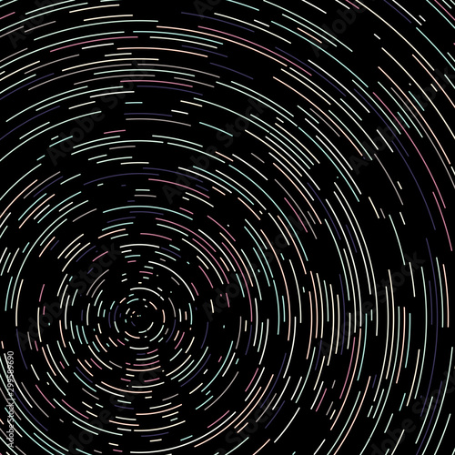 Colorful Universe Circular Distribution Computational Generative Art background illustration