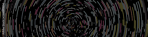 Colorful Universe Circular Distribution Computational Generative Art background illustration