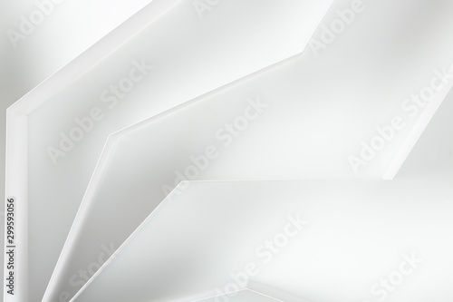 Wallpaper Mural abstract white pattern Torontodigital.ca