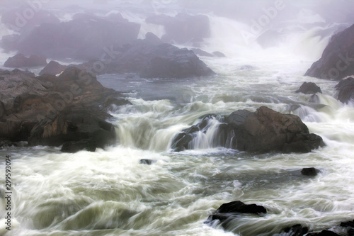 Great Falls in the Fog