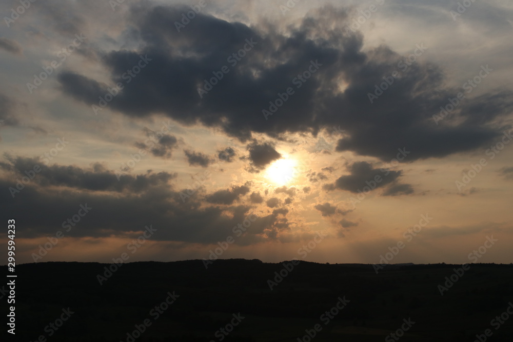 Obraz premium sunset in the sky