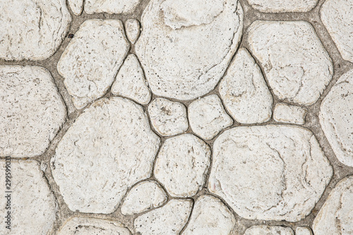background of gray stone path close up