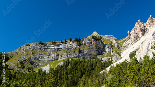 Italy / South Tyrol / Alto Adige: place called parliament of the marmots at national park Fanes - Sennes - Prags, above Lavarella