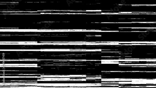 TV Bad Signal Noise Effect. Overlay Video.