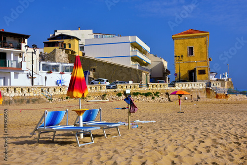Fototapeta Naklejka Na Ścianę i Meble -  Siculiana beach Marina agrigento sicily italy