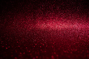 Soft image abstract bokeh dark red with light background.Red,maroon,black color night light elegance,smooth backdrop or artwork design for new year,Christmas sparkling glittering Women,Valentines day