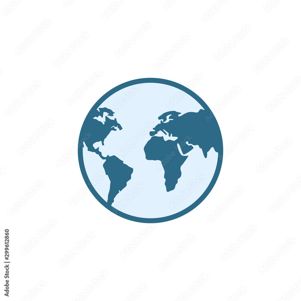 Isolated planet sphere line vector design