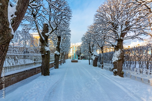 Wallpaper Mural Catherine park in winter, Tsarskoe Selo (Pushkin), St. Petersburg, Russia Torontodigital.ca