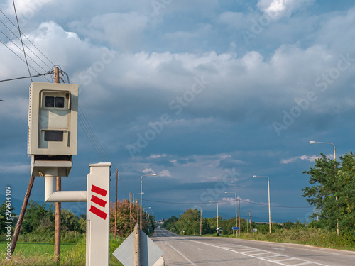 camera that tracking speed limit photo