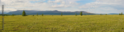 Panorama of the tundra in the natural Park on Taimyr. © sergunt