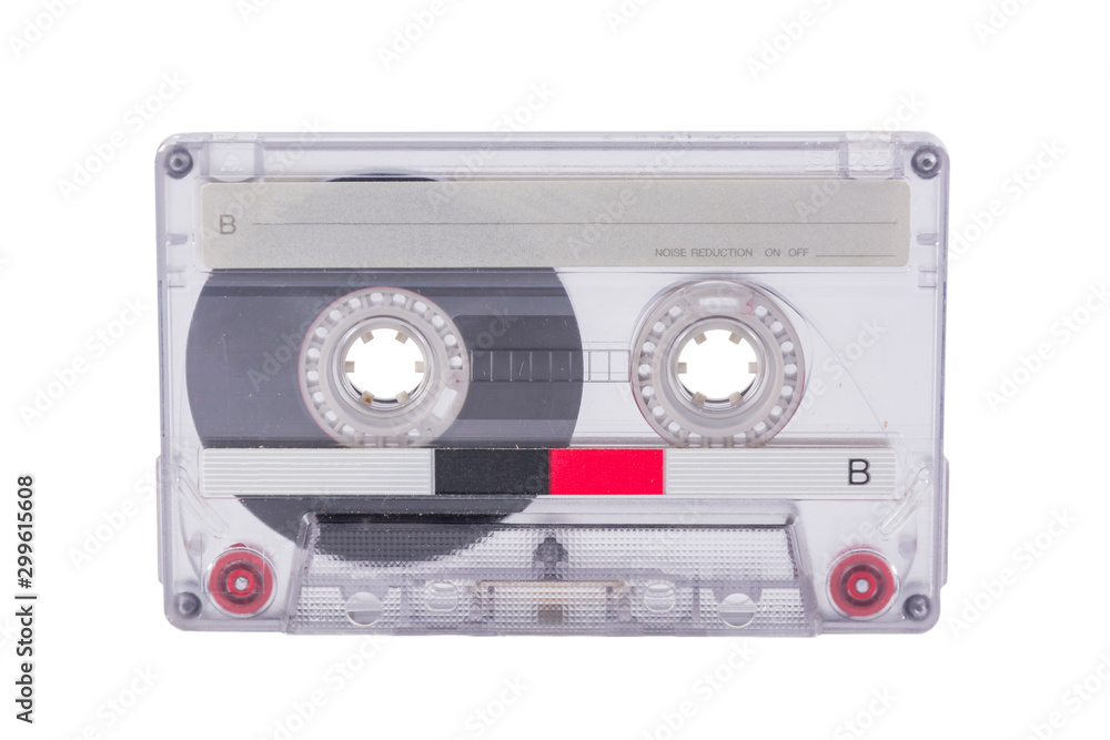 Naklejka premium Old cassette tape