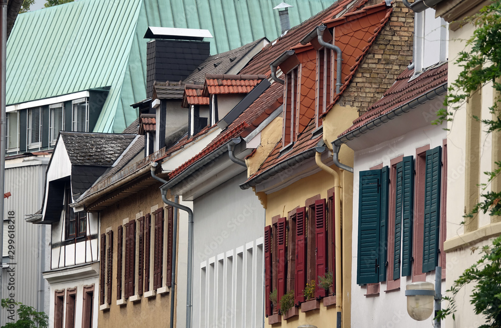 Hausfassaden in Speyer
