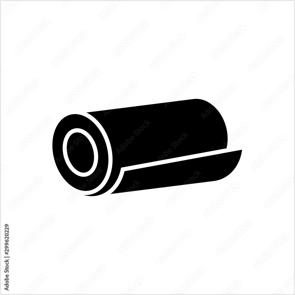 Roll Icon, Mat, Rug, Carpet Or Paper Roll Icon Of Anything - obrazy, fototapety, plakaty 