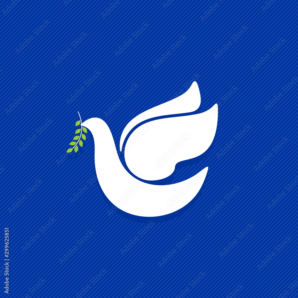 Dove, a symbol of peace and purity. The biblical symbol of the Holy Spirit. Dove, a symbol of peace and purity. The biblical symbol of the Holy Spirit.