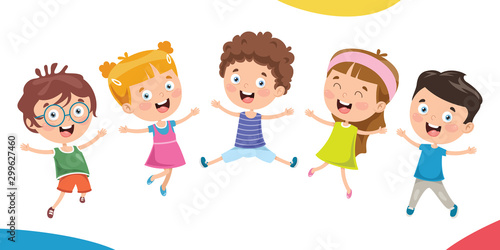 Little Children Having Fun Together
