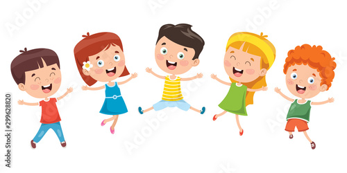 Little Children Having Fun Together