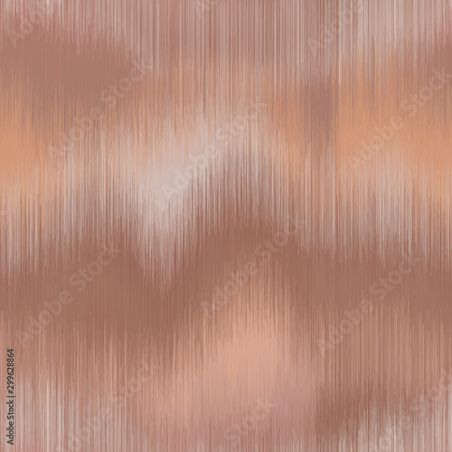 Soft blurry ikat gradient ombre seamless repeat vector pattern in natural terra cotta desert colors. Abstract landscape, ancient weaving. Great for home decor, fashion, stationary. Generative art.
