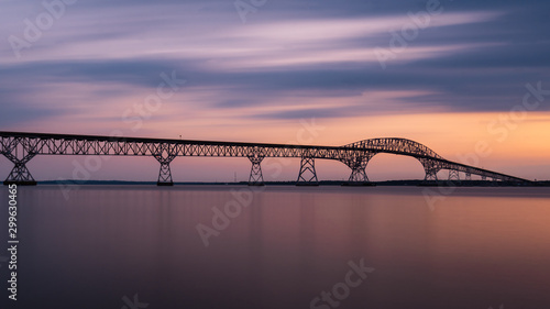 Governor Harry W. Nice Memorial Bridge - Sunset