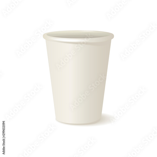 Cup over white