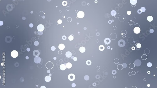 Wallpaper Mural Circles on Blue Background Loop. Light blue background with different style circles , seamless loop animation, 3840x2160 resolution, 10 seconds duration. Torontodigital.ca