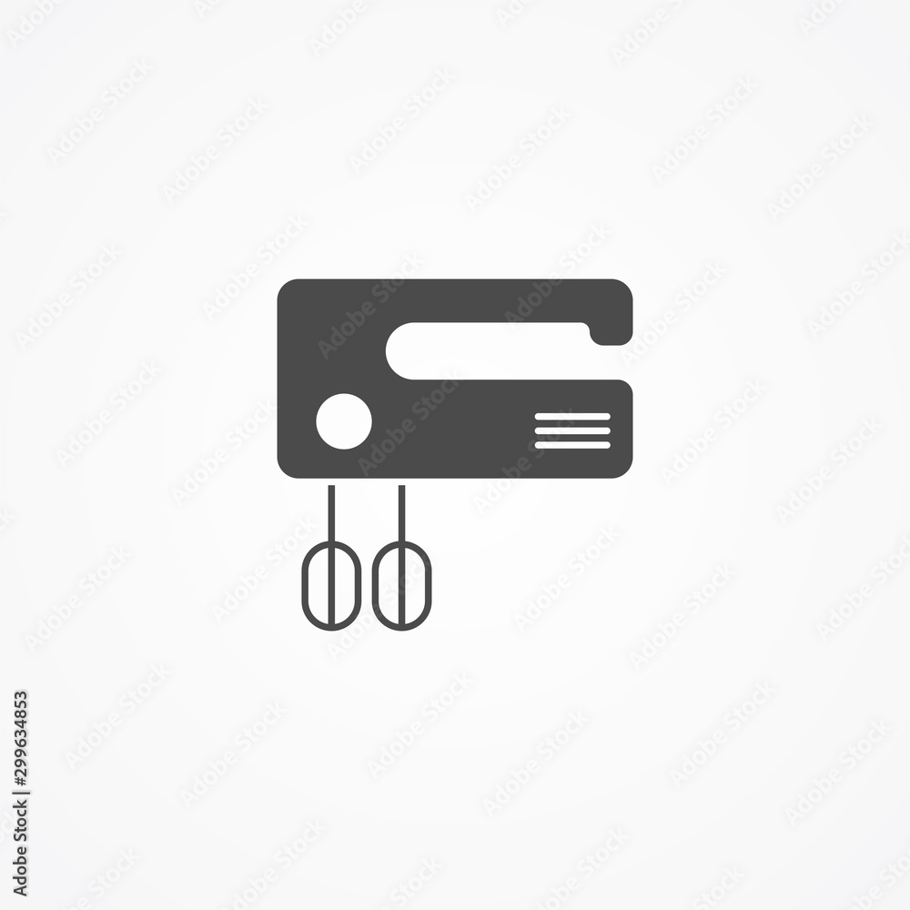 Hand mixer vector icon sign symbol Hand mixer vector icon sign symbol