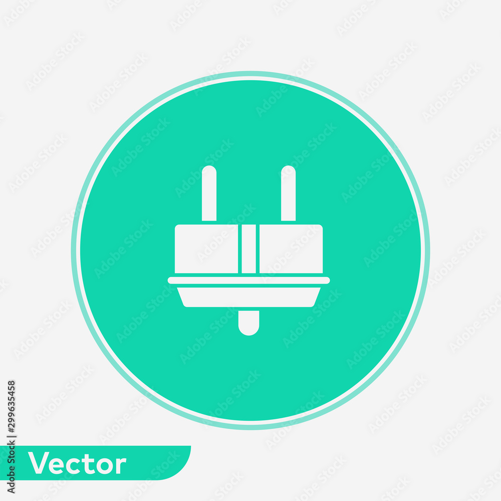 Plug vector icon sign symbol Plug vector icon sign symbol