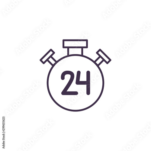 Isolated chronometer vector design
