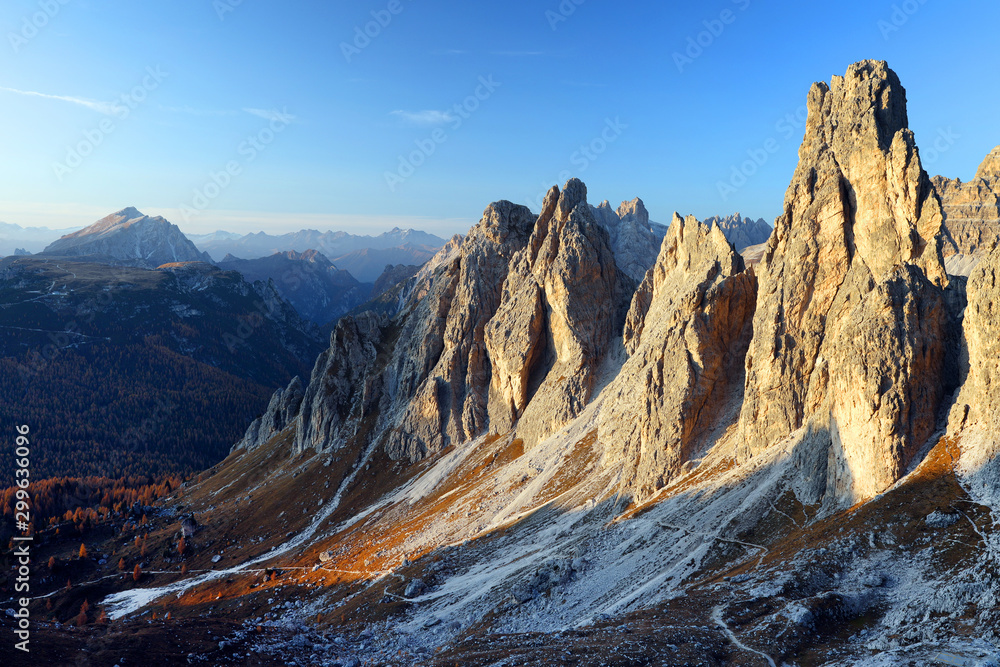 Cadini di Misurina in the Dolomites, Italy, Europe