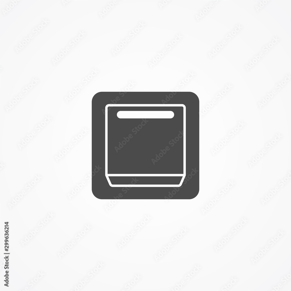 Toggle switch vector icon sign symbol Toggle switch vector icon sign symbol