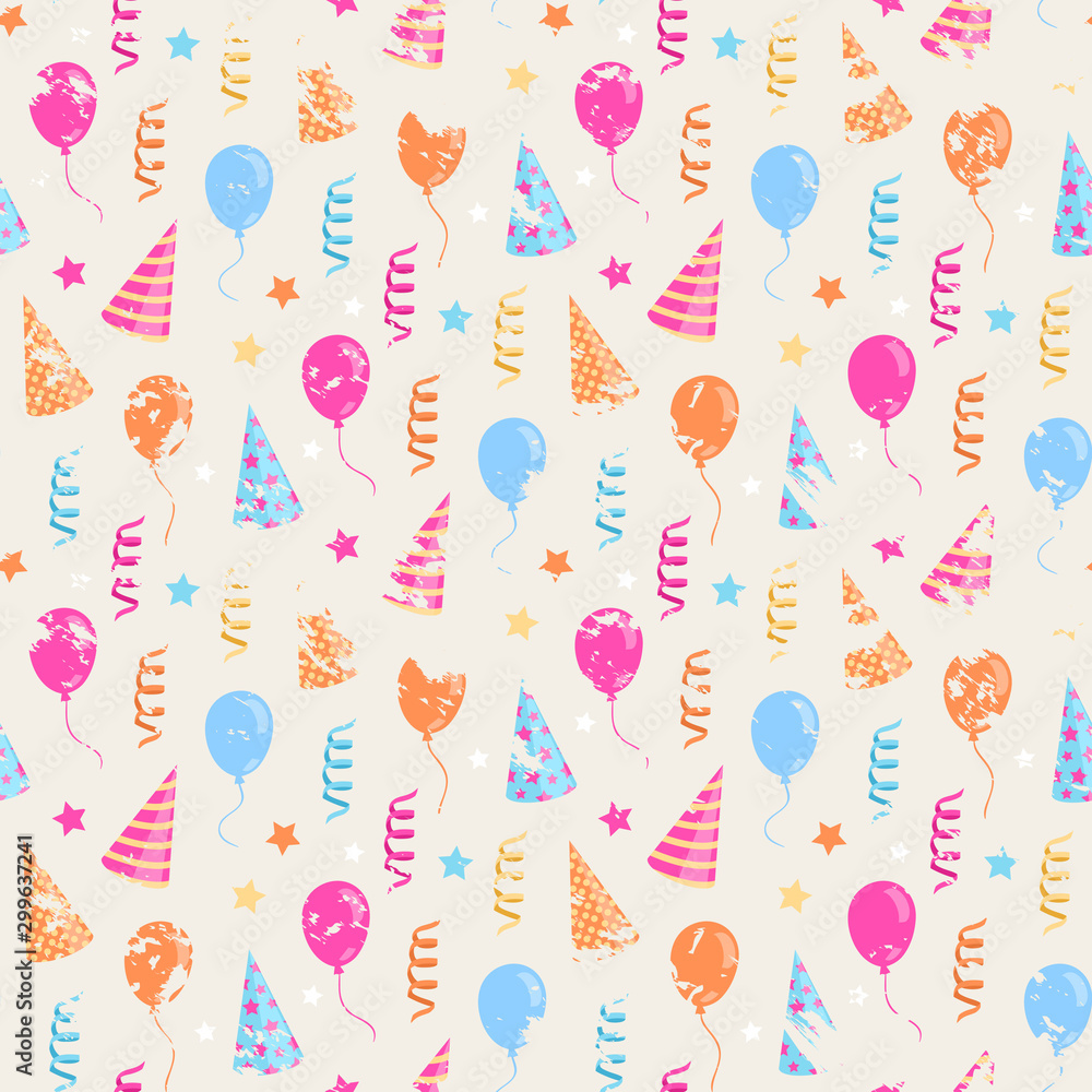 Happy birthday grunge pattern Happy birthday grunge pattern