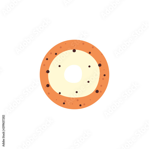 Isolated sweet donut icon vector design