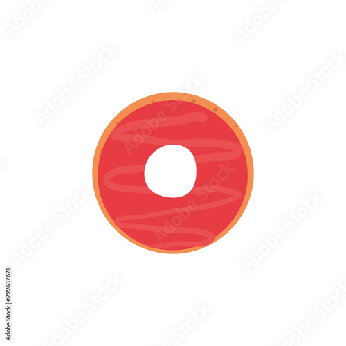 Isolated sweet donut icon vector design