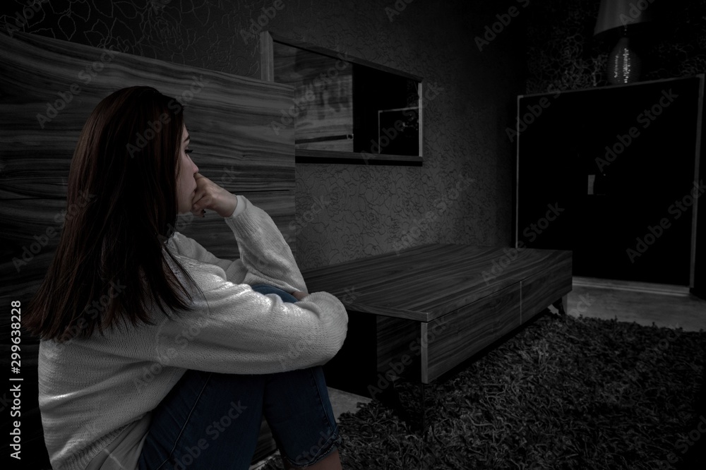 Fototapeta premium Depressed.